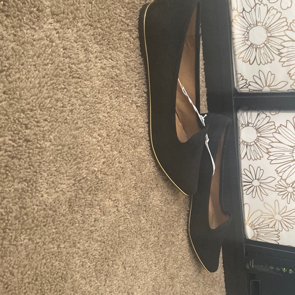 Suede black flats size 9.5 - Picture 3 of 6